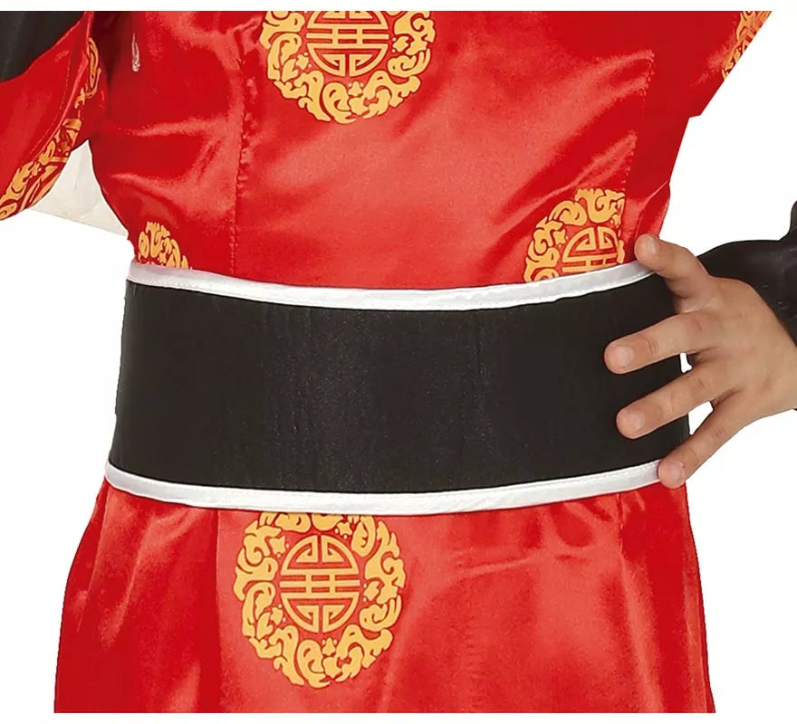 Translation missing: es.Disfraz de China Rojo y Negro para niña