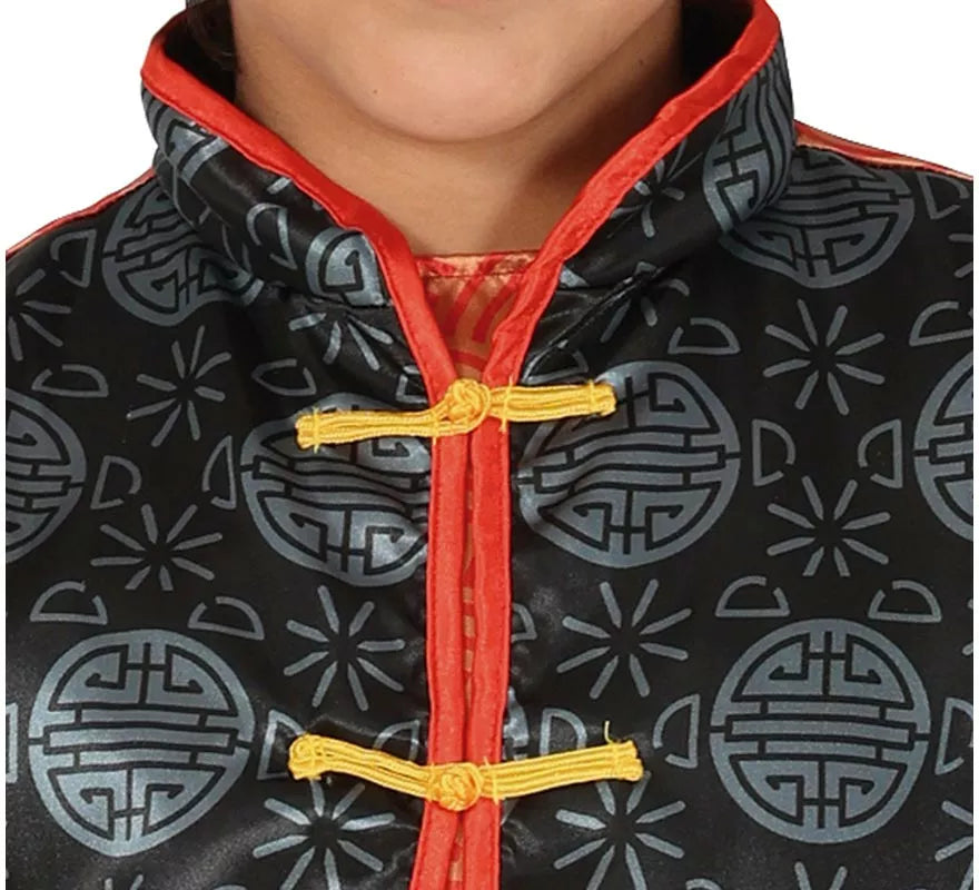 Disfraz de Chino naranja para niño