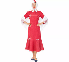 Costume rosso da Chulapa per adolescenti