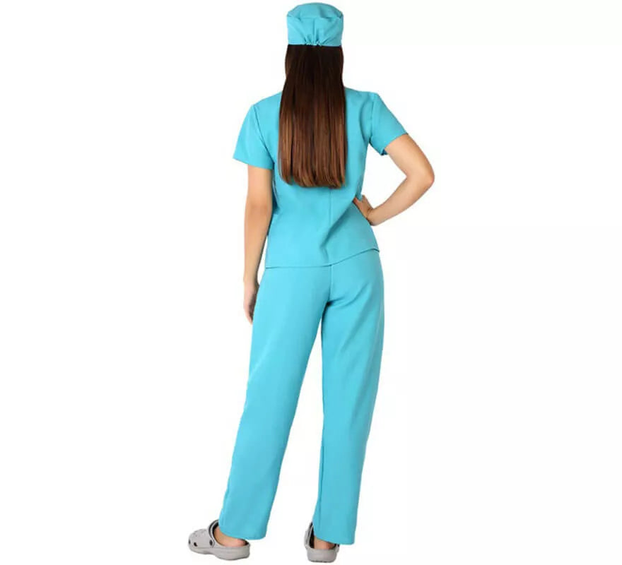 Translation missing: es.Disfraz de Cirujana verde para mujer