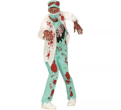 Costume da chirurgo zombie per uomo