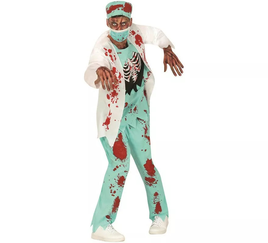 Translation missing: it.Disfraz de Cirujano Zombie para hombre
