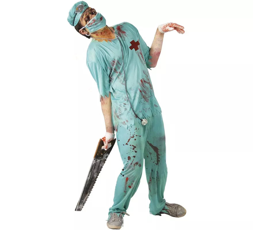 Translation missing: it.Disfraz de Cirujano Zombie para hombre