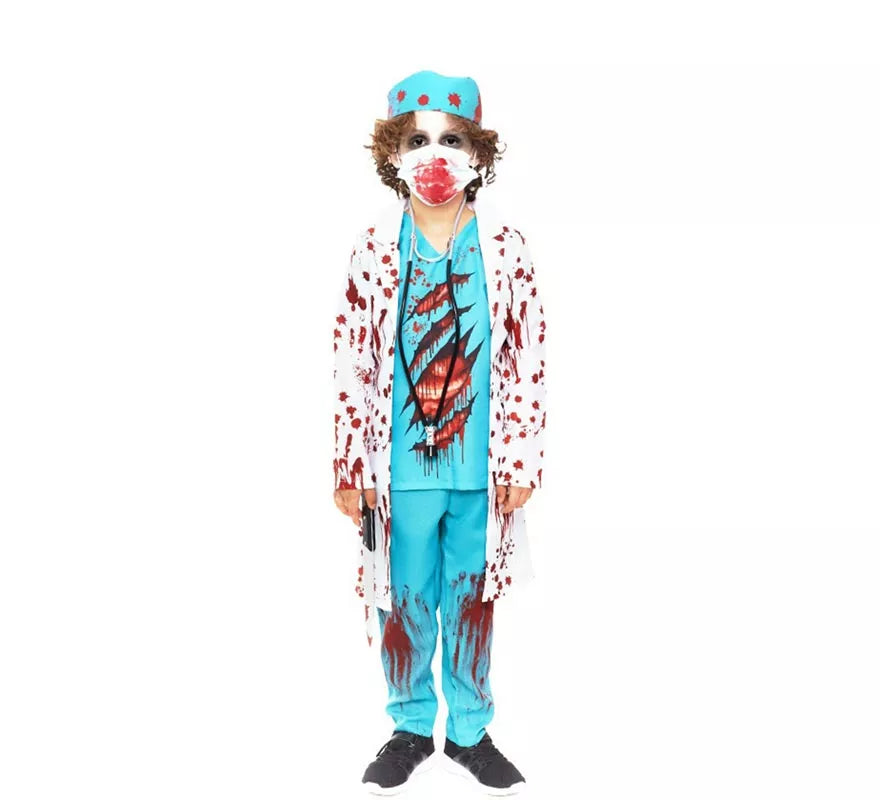 Translation missing: it.Disfraz de Cirujano Zombie para niños