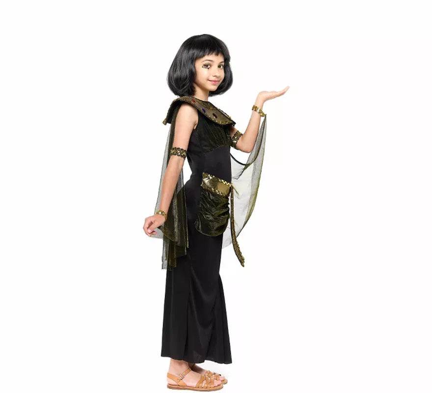 Translation missing: it.Disfraz de Cleopatra negro para niña