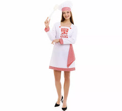 Costume da chef cuoco per donna