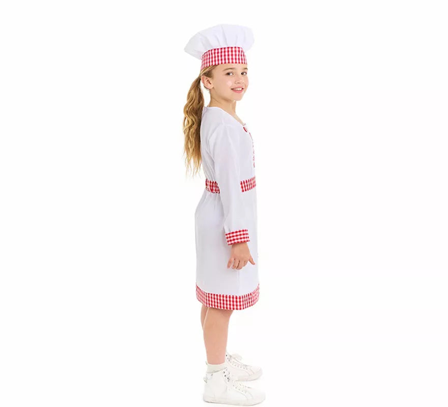 Translation missing: it.Disfraz de Cocinera Chef para niña