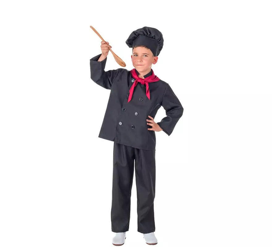 Translation missing: it.Disfraz de Cocinero Negro para niños