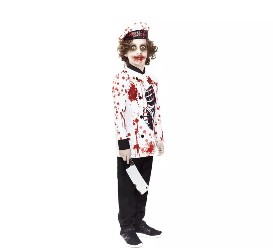 Disfraz de Cocinero Zombie para niños
