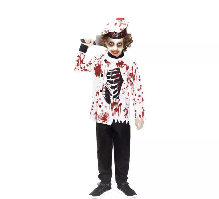 Translation missing: it.Disfraz de Cocinero Zombie para niños