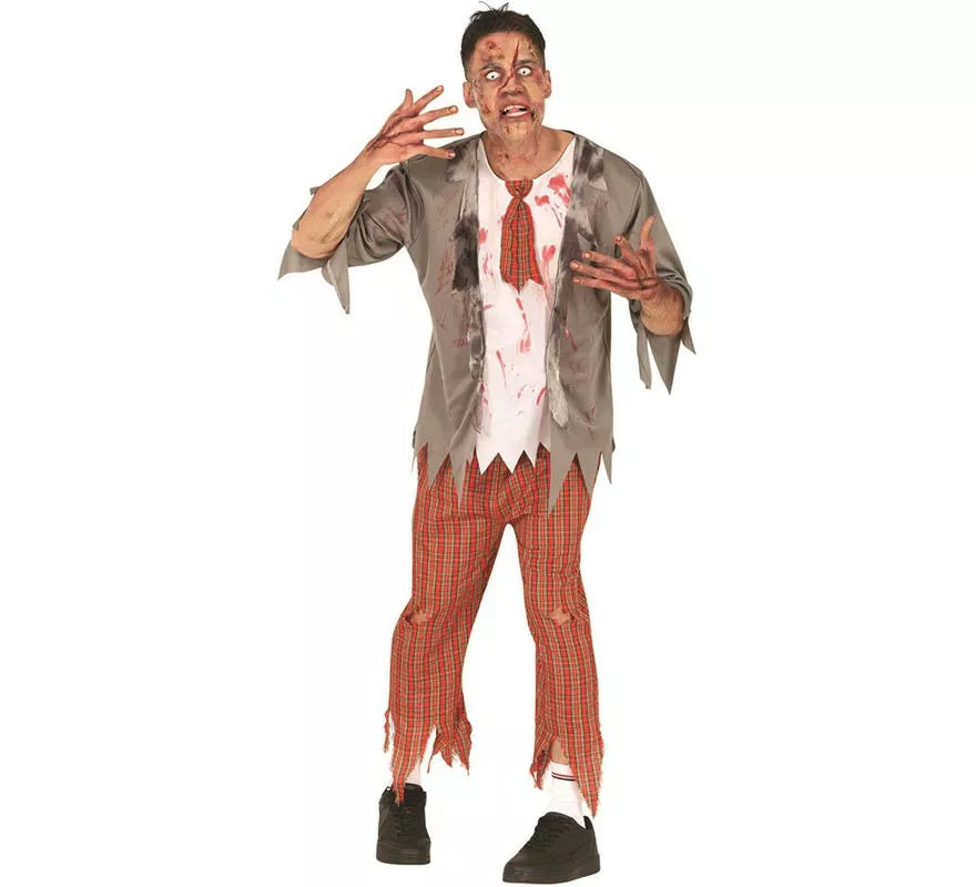 Translation missing: it.Disfraz de Colegial Zombie para hombre