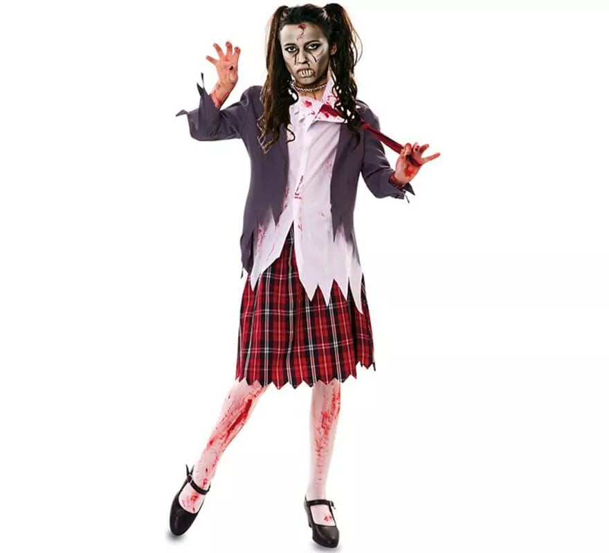 Translation missing: es.Disfraz de Colegiala Zombie para mujer