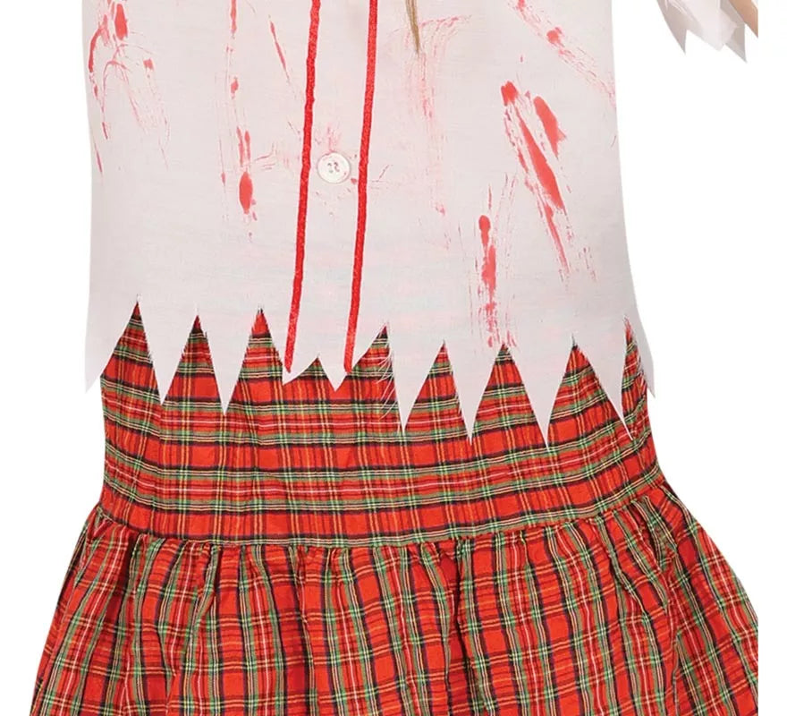 Disfraz de Colegiala Zombie para niña