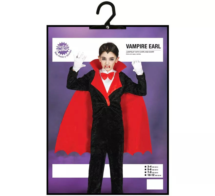 Translation missing: es.Disfraz de Conde Vampiro para niño