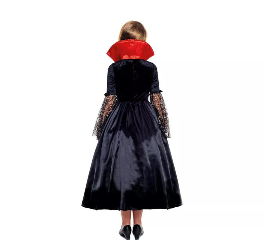 Translation missing: es.Disfraz de Condesa Vampira Gótica para niña