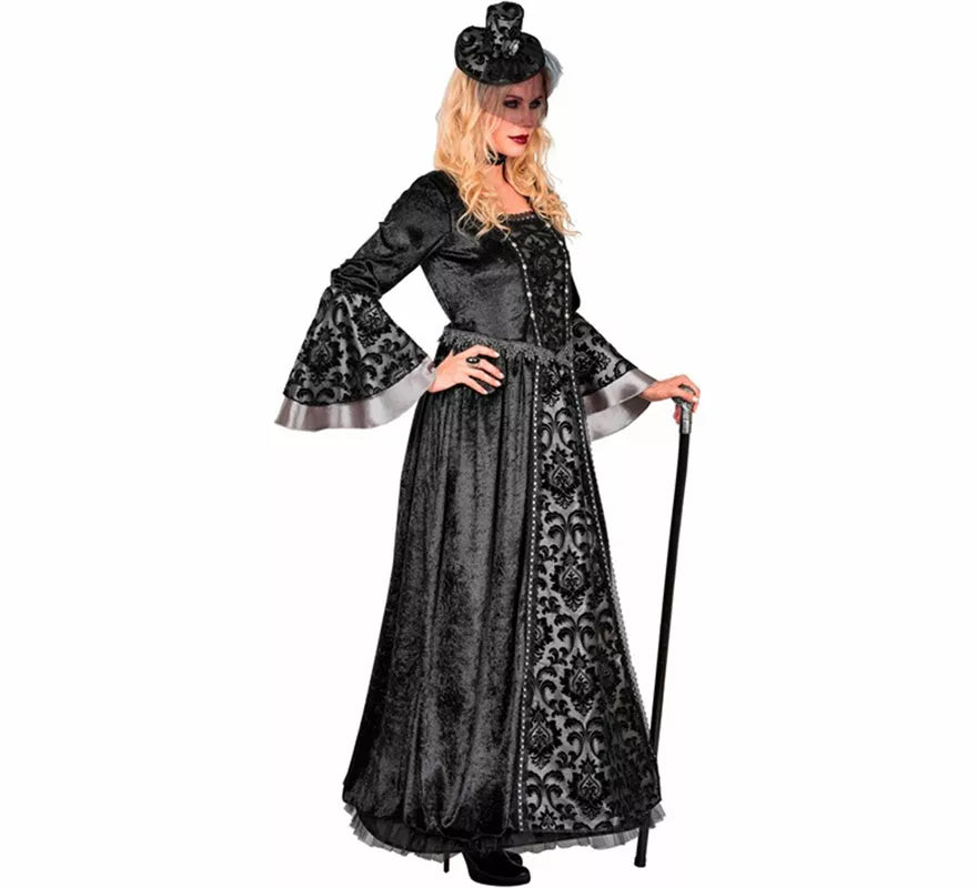 Disfraz de Condesa Vampiresa Oscura para mujer
