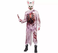 Costume da Coniglio Zombie per uomo