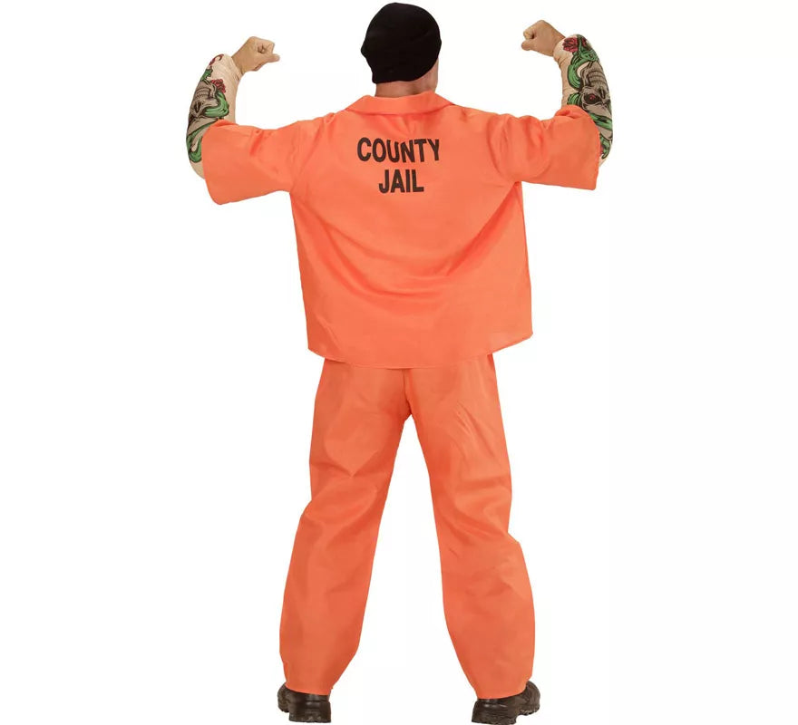 Disfraz de Convicto Tatuado para hombre
