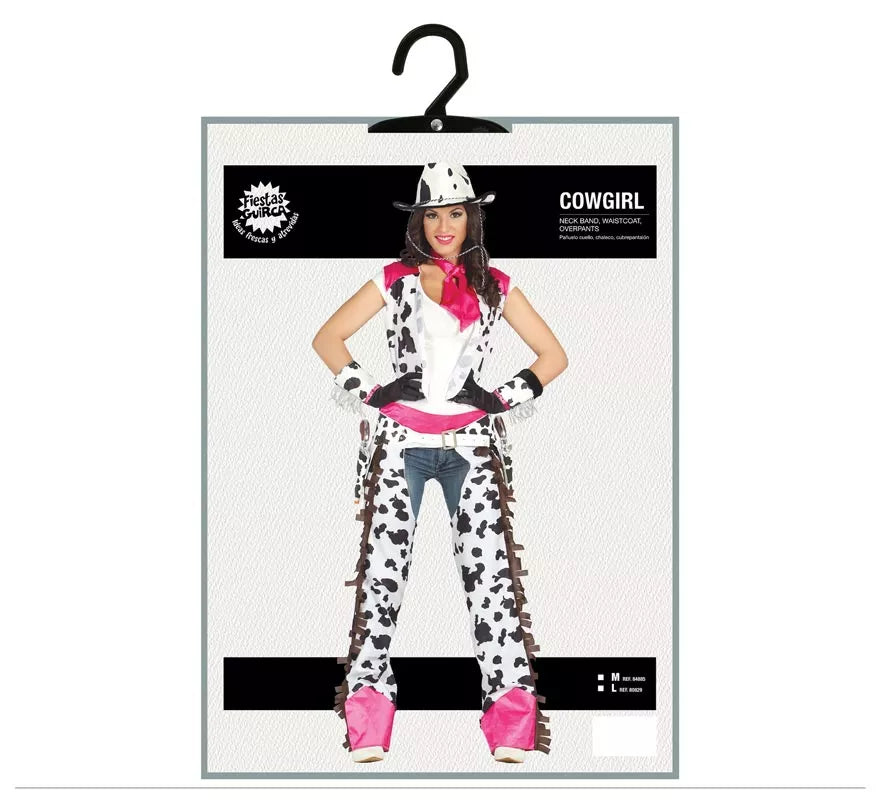 Disfraz de Cowgirl Rodeo rosa