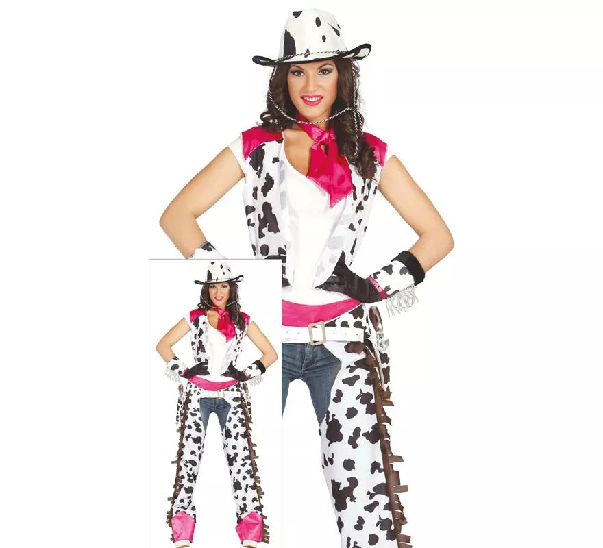 Disfraz de Cowgirl Rodeo rosa