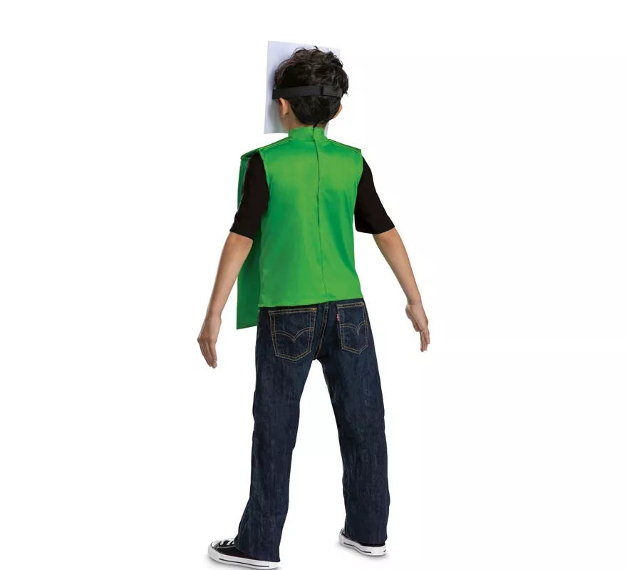 Translation missing: it.Disfraz de Creeper Minecraft con máscara para niño