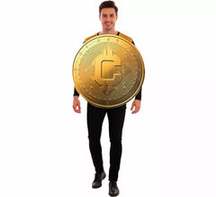 Costume da criptovaluta per adulto