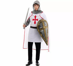 Costume da crociato templare per uomo