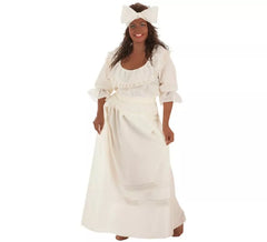 Costume cubano beige per una donna