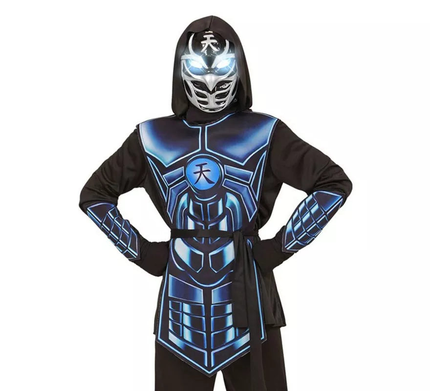 Disfraz de Cyber Ninja Luminoso y Sonoro para niño