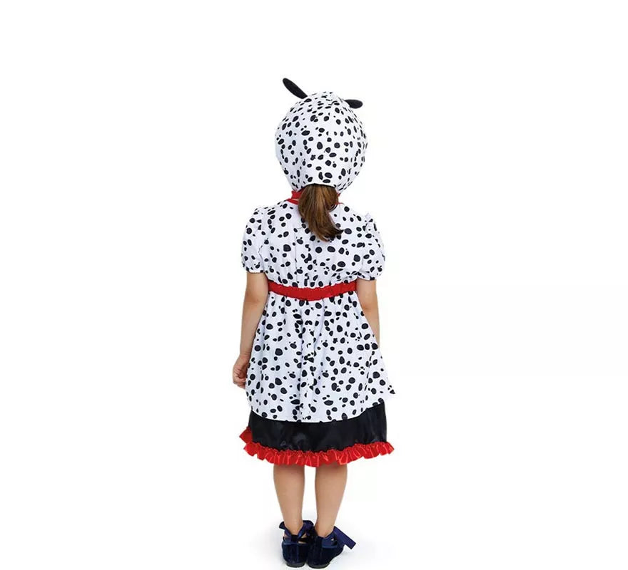 Translation missing: it.Disfraz de Dálmata en vestido con capucha para bebé y niña