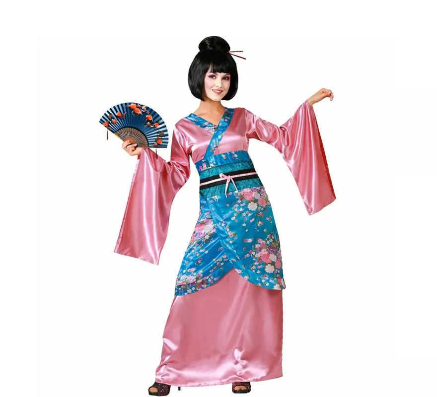 Translation missing: it.Disfraz de Dama China Kimono Rosa para mujer
