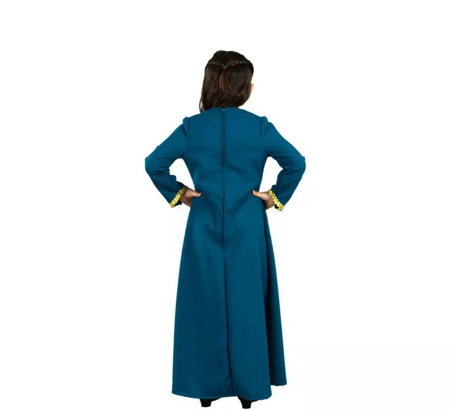 Translation missing: it.Disfraz de Dama de la Corte azul elegante para niña