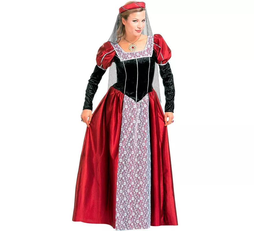 Translation missing: es.Disfraz de Dama Medieval Castellana para mujer