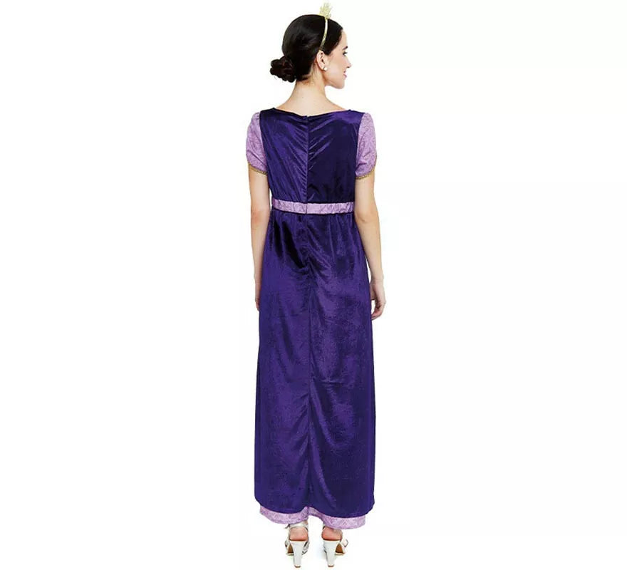 Translation missing: es.Disfraz de Dama Medieval morado y lila para mujer