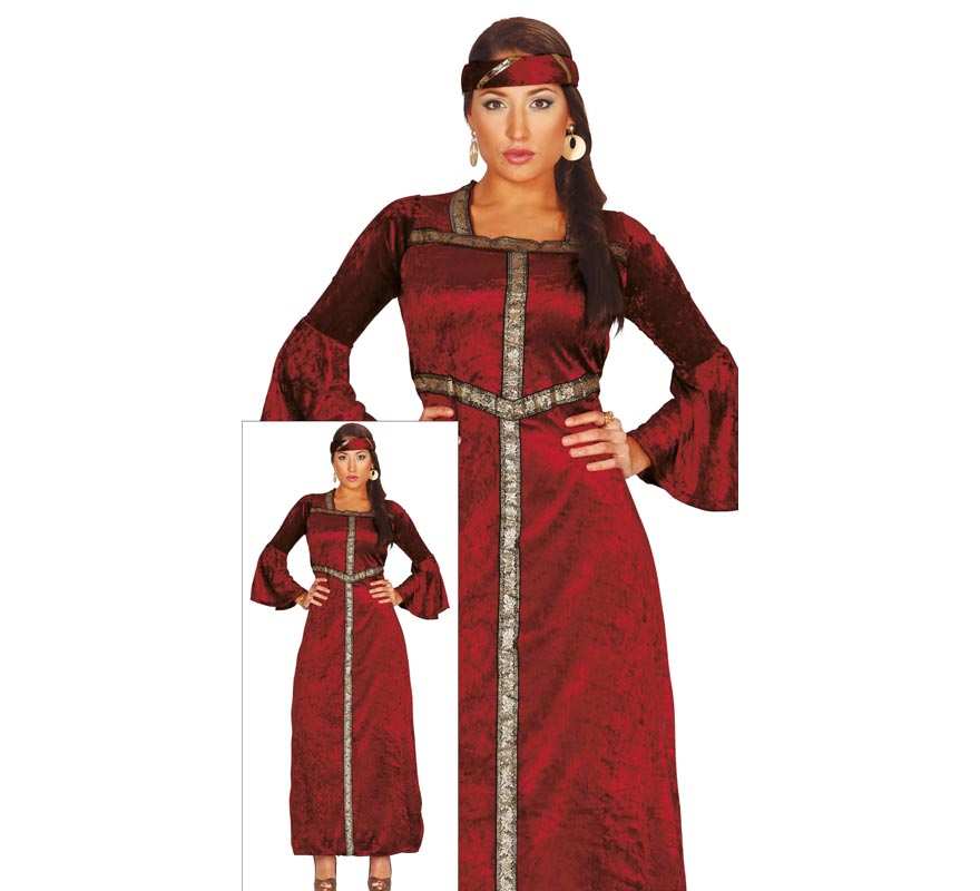Disfraz de Dama Medieval para mujer