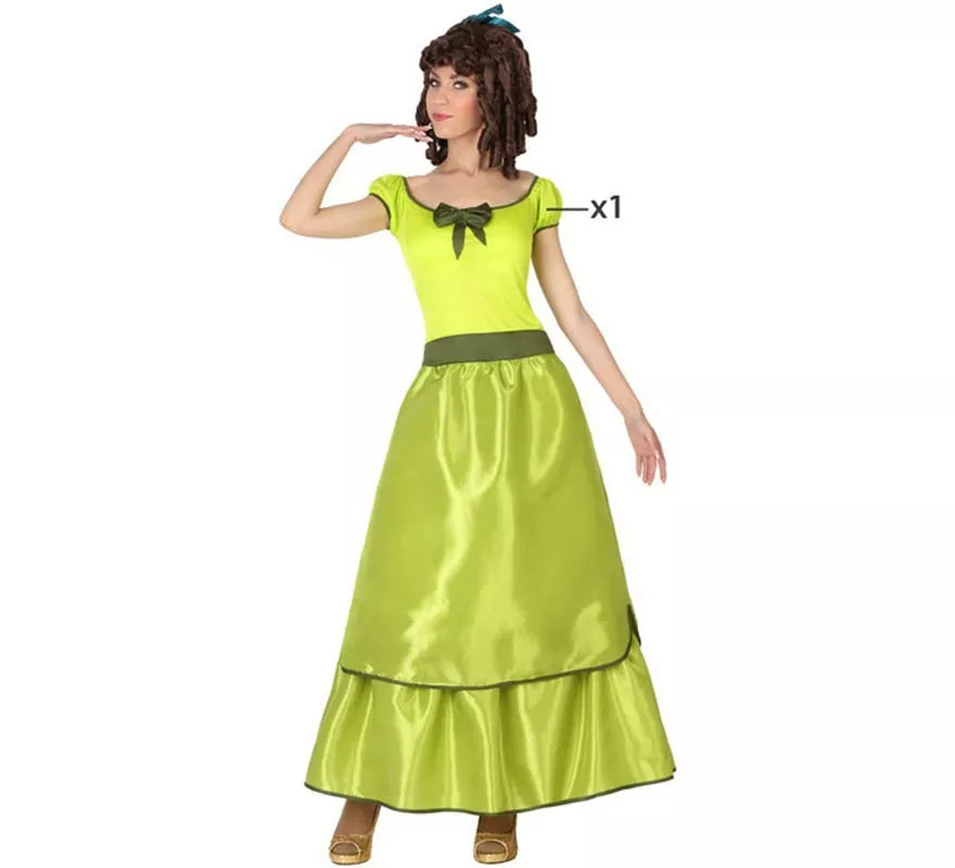 Translation missing: it.Disfraz de Dama Sureña amarillo para mujer