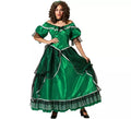 Disfraz de Dama Sureña verde para mujer