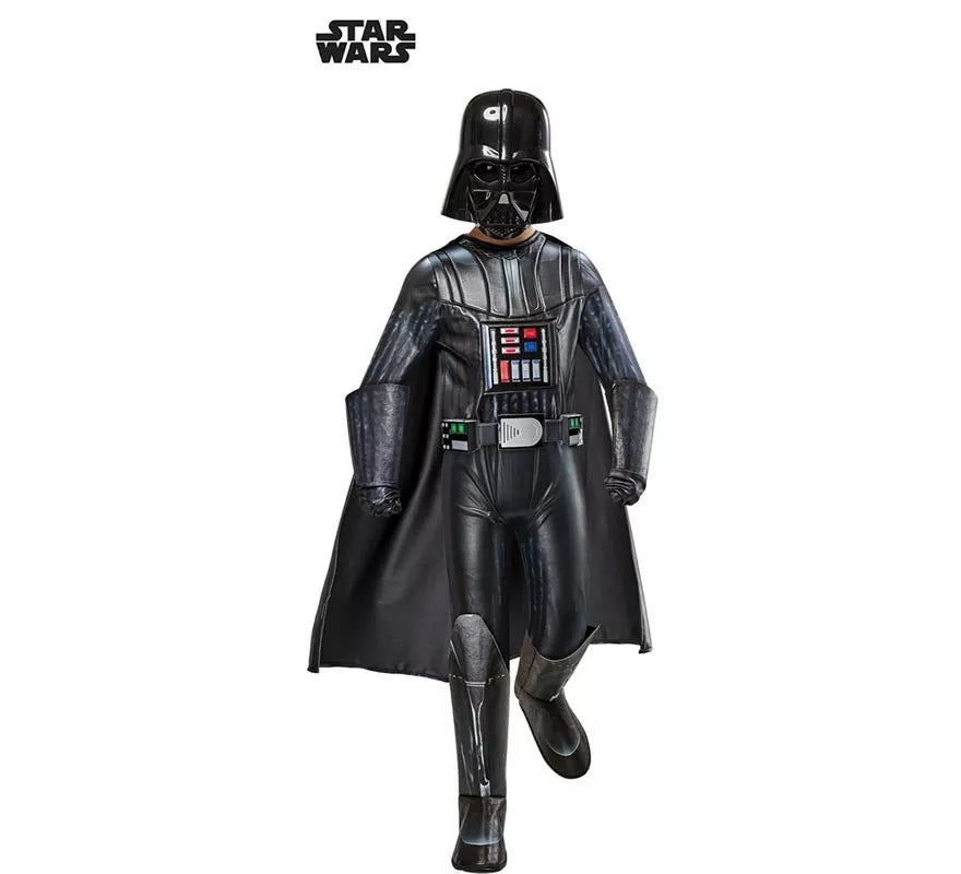 Translation missing: it.Disfraz de Darth Vader Premium negro para niño