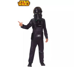 Deluxe costume nero Death Trooper stella guerre furfante uno per bambino