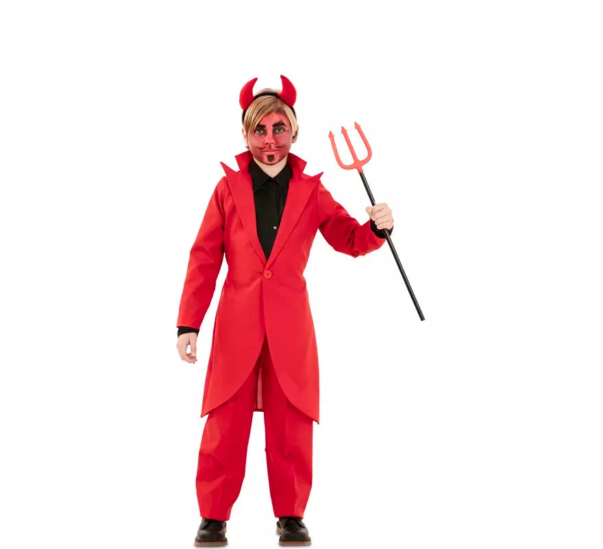 Translation missing: es.Disfraz de Demonio Elegante con chaqueta para niño