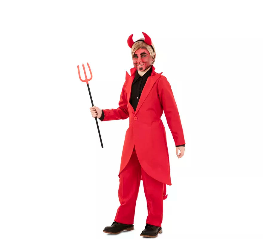 Translation missing: es.Disfraz de Demonio Elegante con chaqueta para niño