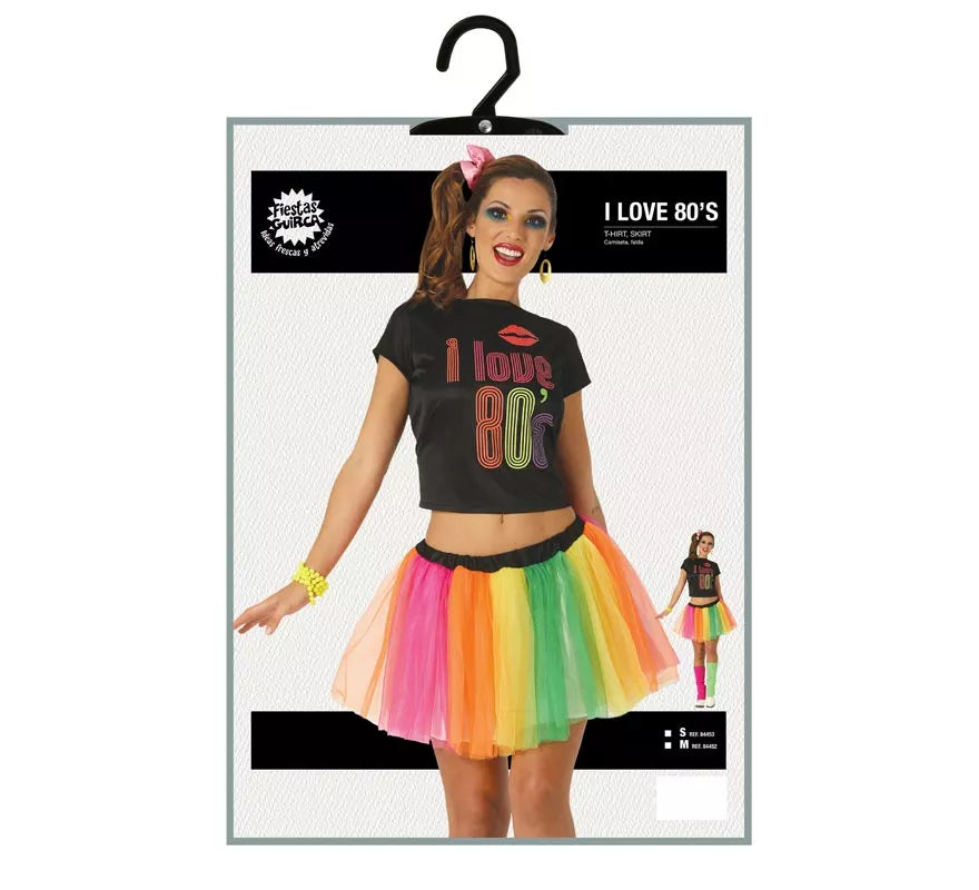 Translation missing: es.Disfraz de Deportista I Love 80 para mujer