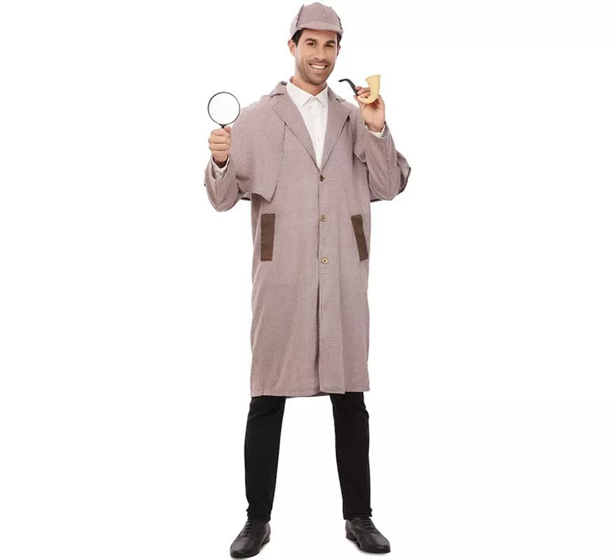 Translation missing: it.Disfraz de Detective de los años 30 con gorro para hombre