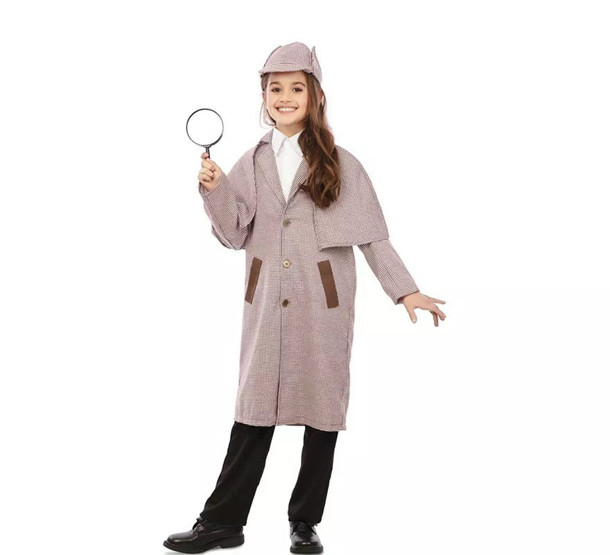 Translation missing: it.Disfraz de Detective de los años 30 con gorro para niño