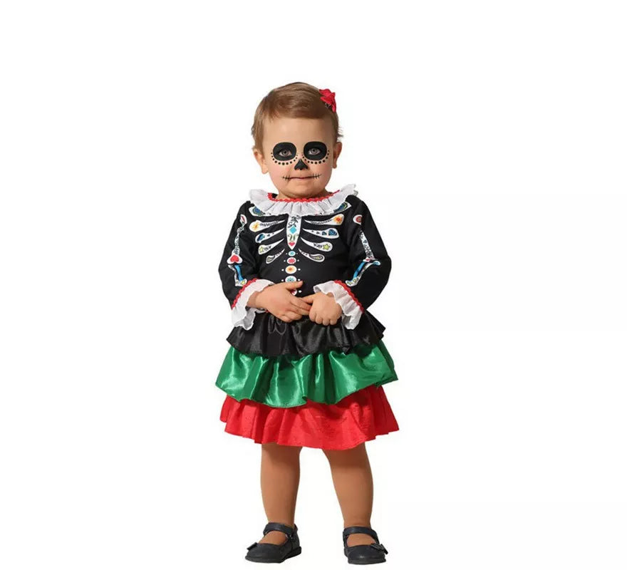 Translation missing: it.Disfraz de Día de Los Muertos para bebé y niña