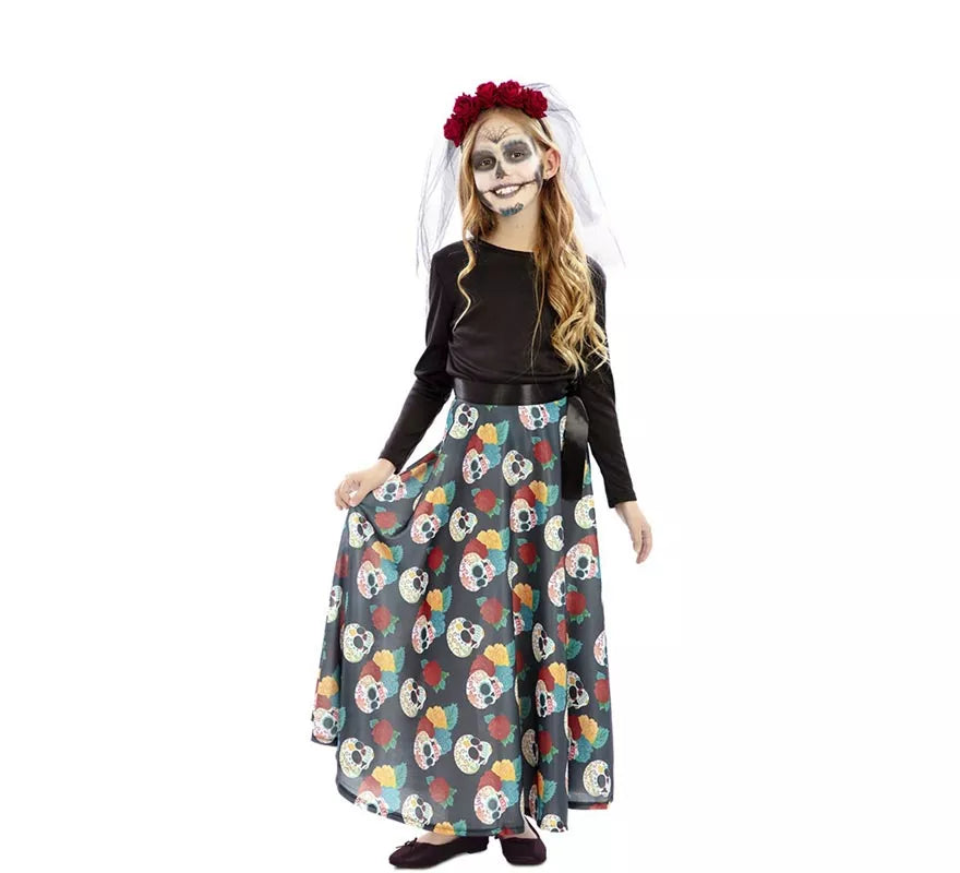 Translation missing: it.Disfraz de Día de Los Muertos para niña
