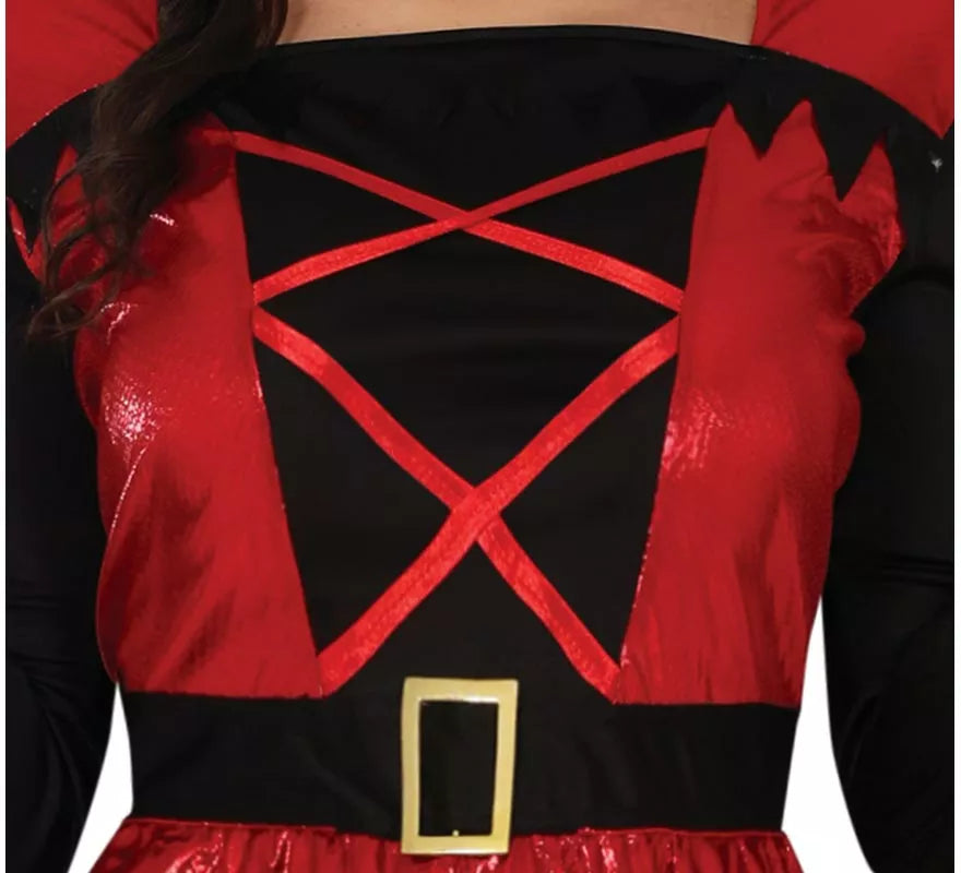 Translation missing: es.Disfraz de Diablesa rojo y negro para mujer