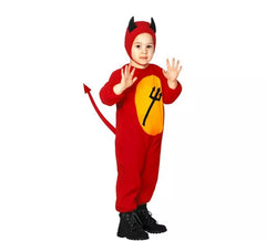 Costume da diavolo con cappello per bambini
