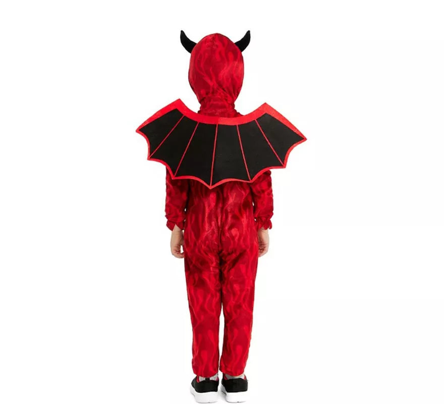 Translation missing: it.Disfraz de Diablillo rojo con diadema y alas para bebé y niño