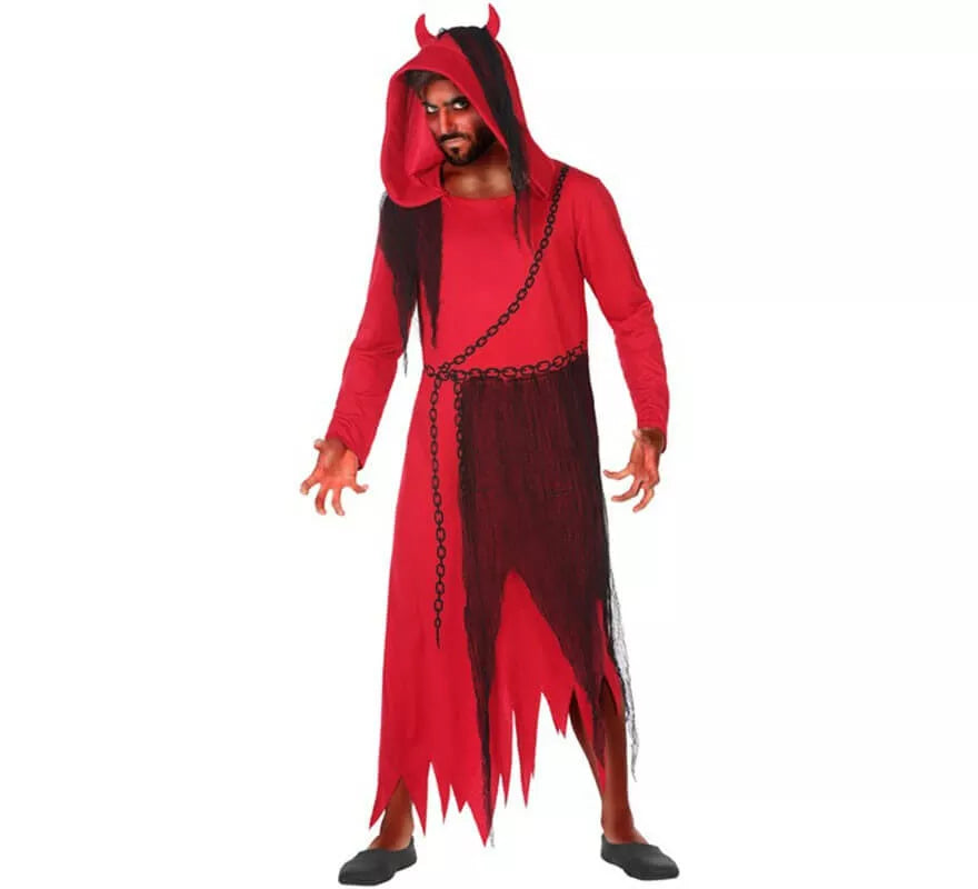 Disfraz de Diablo con Cadenas para hombre